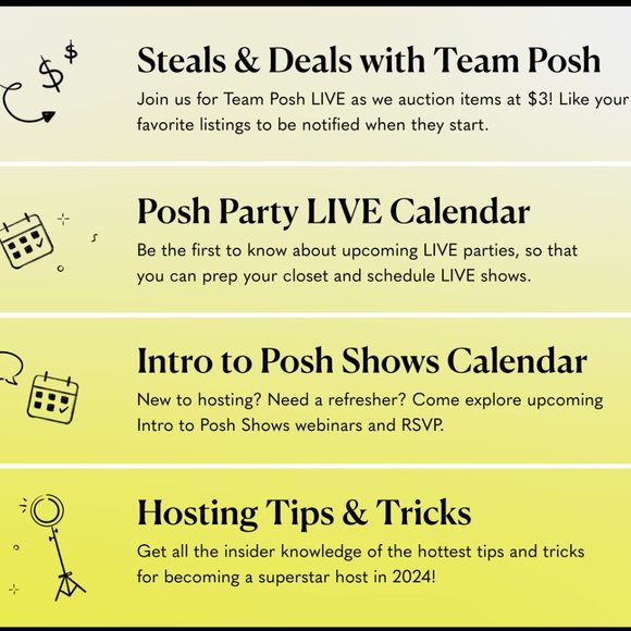 **Giveaway Closed**  Tag a PFF who needs to know about the Posh Shows closet! - Picture 2 of 2